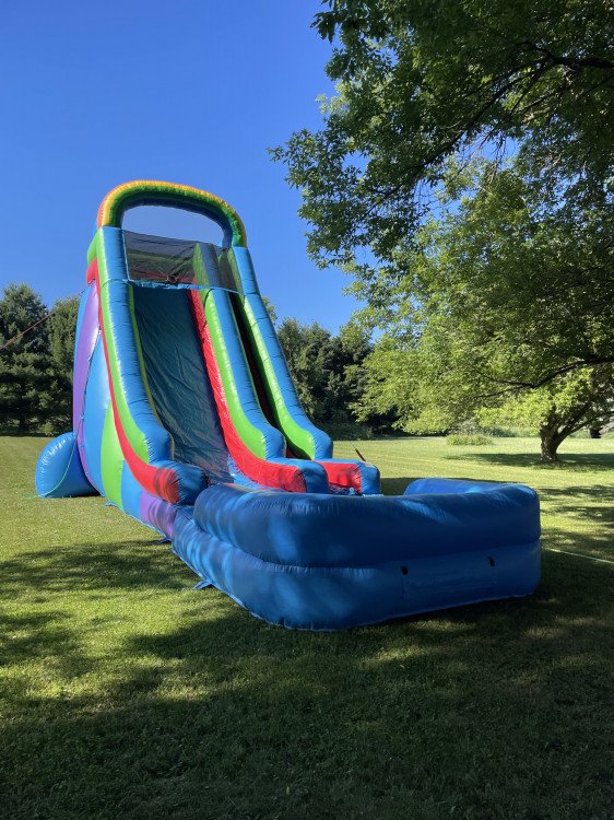 22 Ft Colorful Water Slide